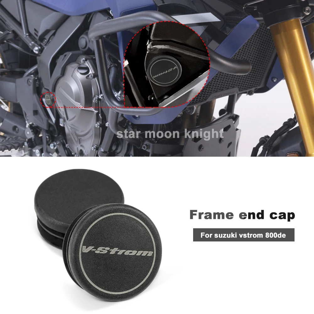 Motorcycle Accessories For Suzuki V-STROM 800DE 2023 2024 Frame Hole Cover Caps Frame End Plug Decorative Set