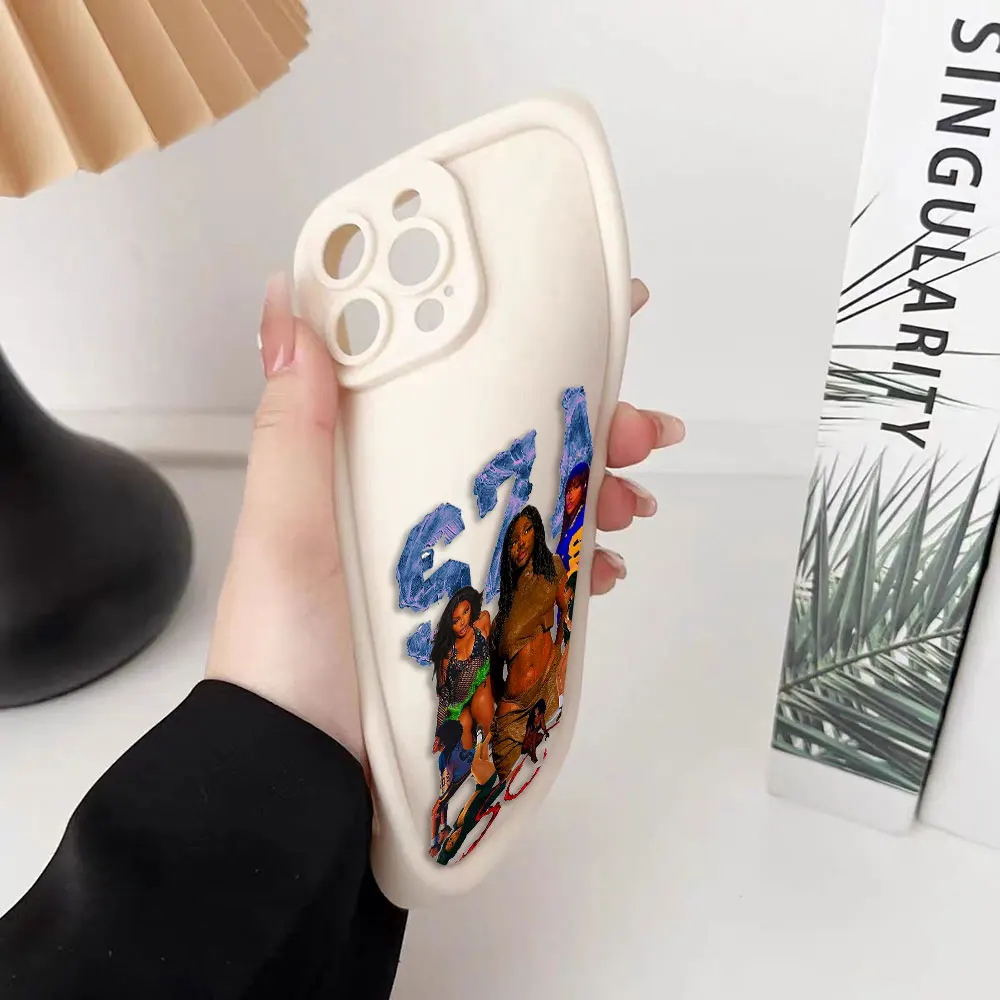 Cantante S-SZA SOS Cassa Del Telefono Per MOTO G9 G22 G24 G30 G32 G34 G52 G53 G54 G60 G75 G84 G85 E22 E32 E40 EDGE 40 50 60E TPU Caso