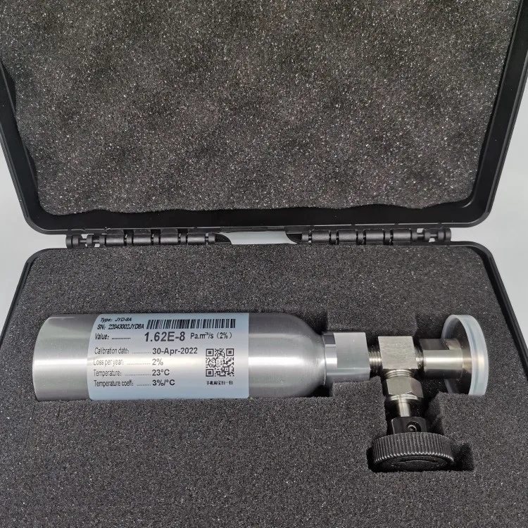 Standard leakage, external leakage, standard leakage bottle KF25KF16 helium mass spectrometry leak detector, vacuum leak hole