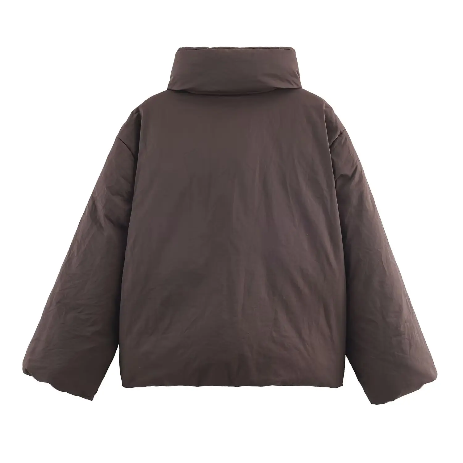 KONDALA Casual Chic Cioccolato Cappotti da donna oversize Bottoni Telai Dolcevita Kimono Giubbotti Moda 2026 Inverno Primavera Outwears