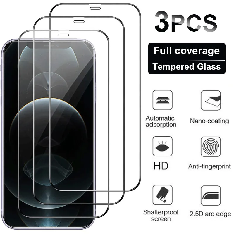 3Pcs Tempered Glass… - image
