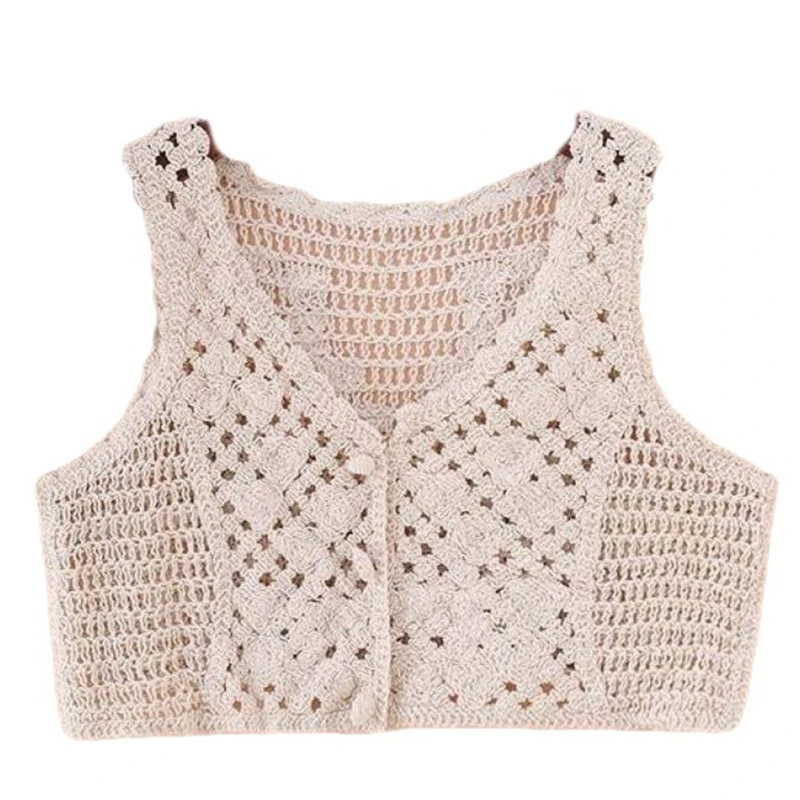 

Kids Knitted Vest Fashion Hollow Crochet Waistcoat Spring Fall Casual Cardigan Baby Photo Props Pilling Resistance