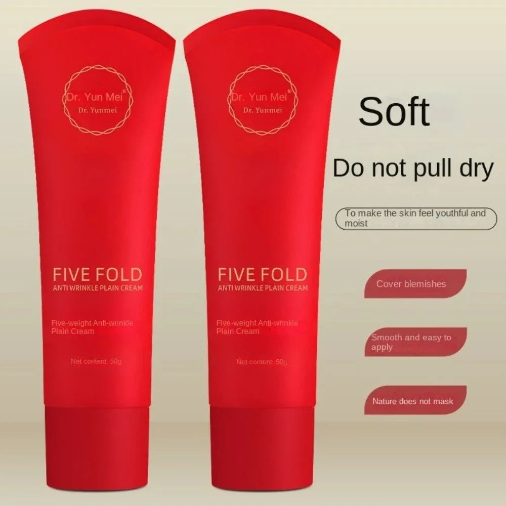 Natural Anti-Wrinkle Lazy Face Cream Moisturizing Brighten Isolation Cream Full Coverage Long Lasting BB Cream Makeup Base