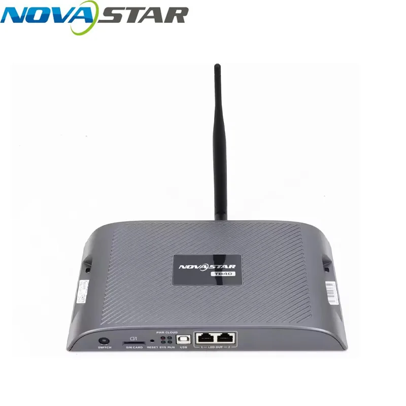 

Novastar TB40 Multimedia Playback Box USB Port WiFi Controller HUB75 Full Color Module LED Display Screen Video Processor HDMI