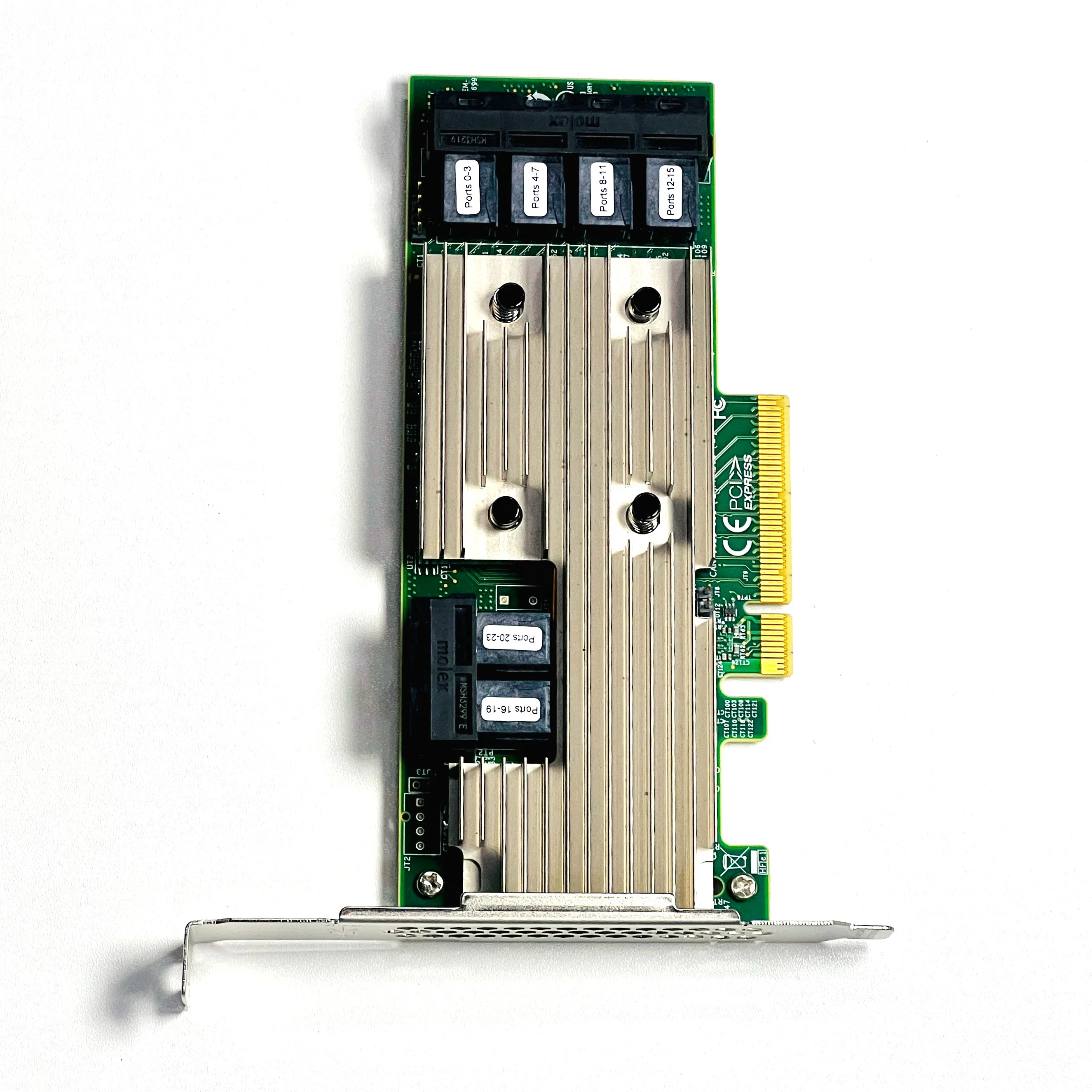 

24-Internal Ports 12Gb/s SFF-8643 Pcle 3.0x8 Low-profile Single SAS HBA 9305-24i 05-25699-00