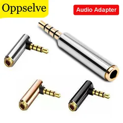 3.5mm Male to 2.5mm Female 90 Degree Angled Adapter Converter Headphone Audio Microphone 3.5 Jack Stereo Plug Aux Connector Plug