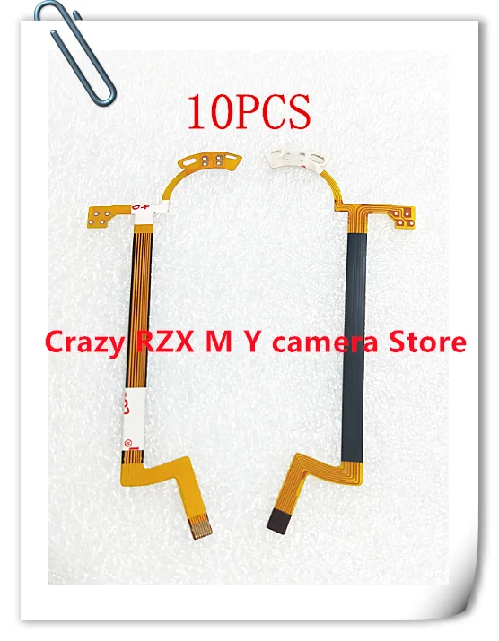 10 個/新しいレンズ絞りフレックスケーブルタムロン 18-200 ミリメートル f/3.5-6.3 18-200 ミリメートル修理部品 (キヤノンコネクタ用)