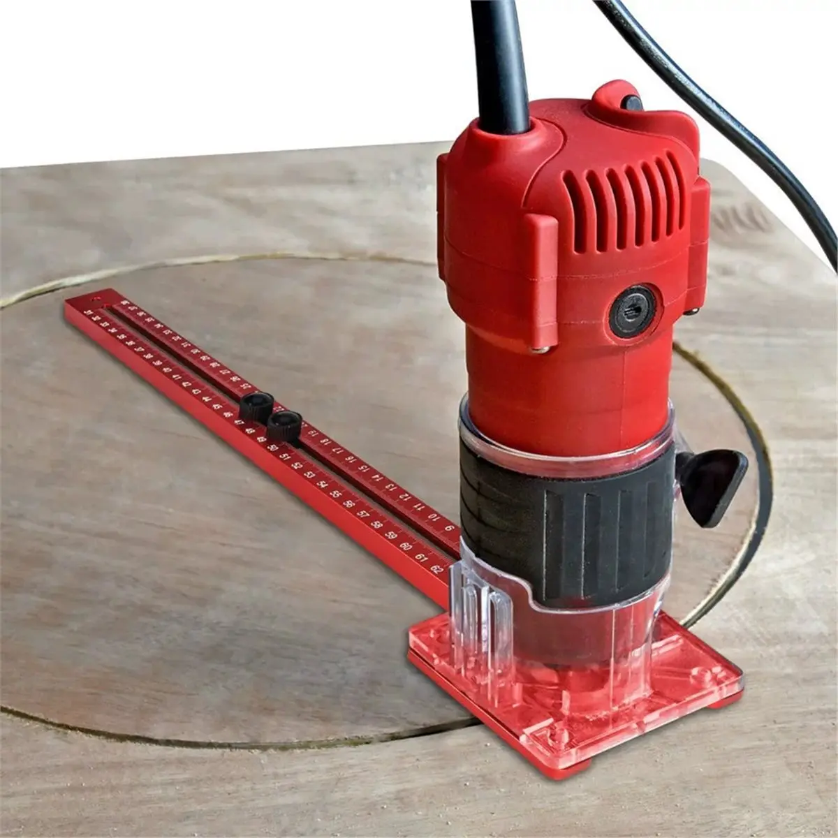 【UPGRADED VERSION】Router Milling Groove Bracket Kit Radius Router Circle Cutting Jig for Precise Woodworking