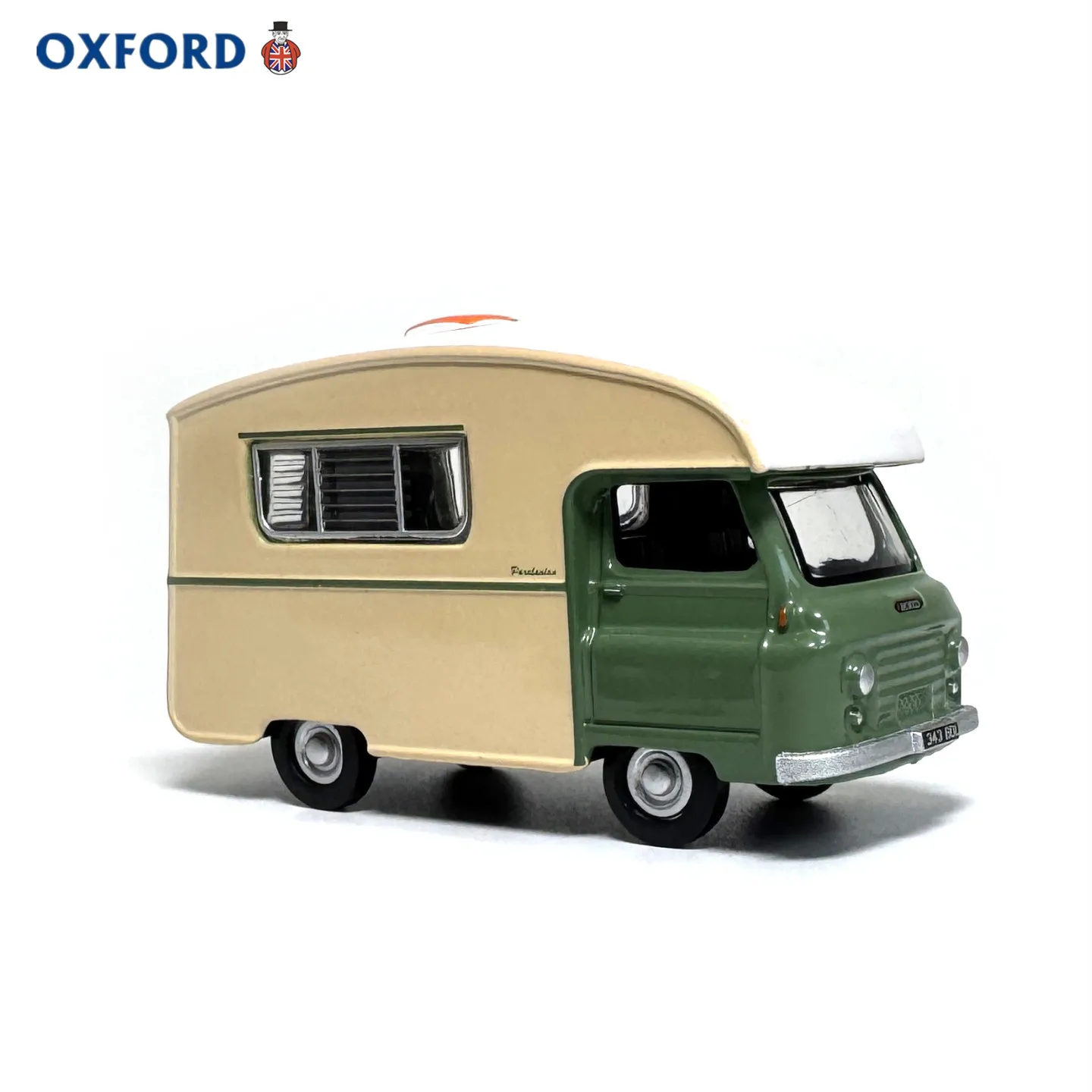 Diecast OXFORD 1/76 Scale Morris J2 Pania 1963 RV Alloy Car Model