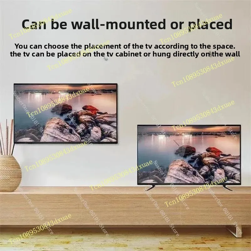 Frameless Ultra HD Smart TV, AI Android Voice Control HDR10+, Living Room Home Theater Entertainment