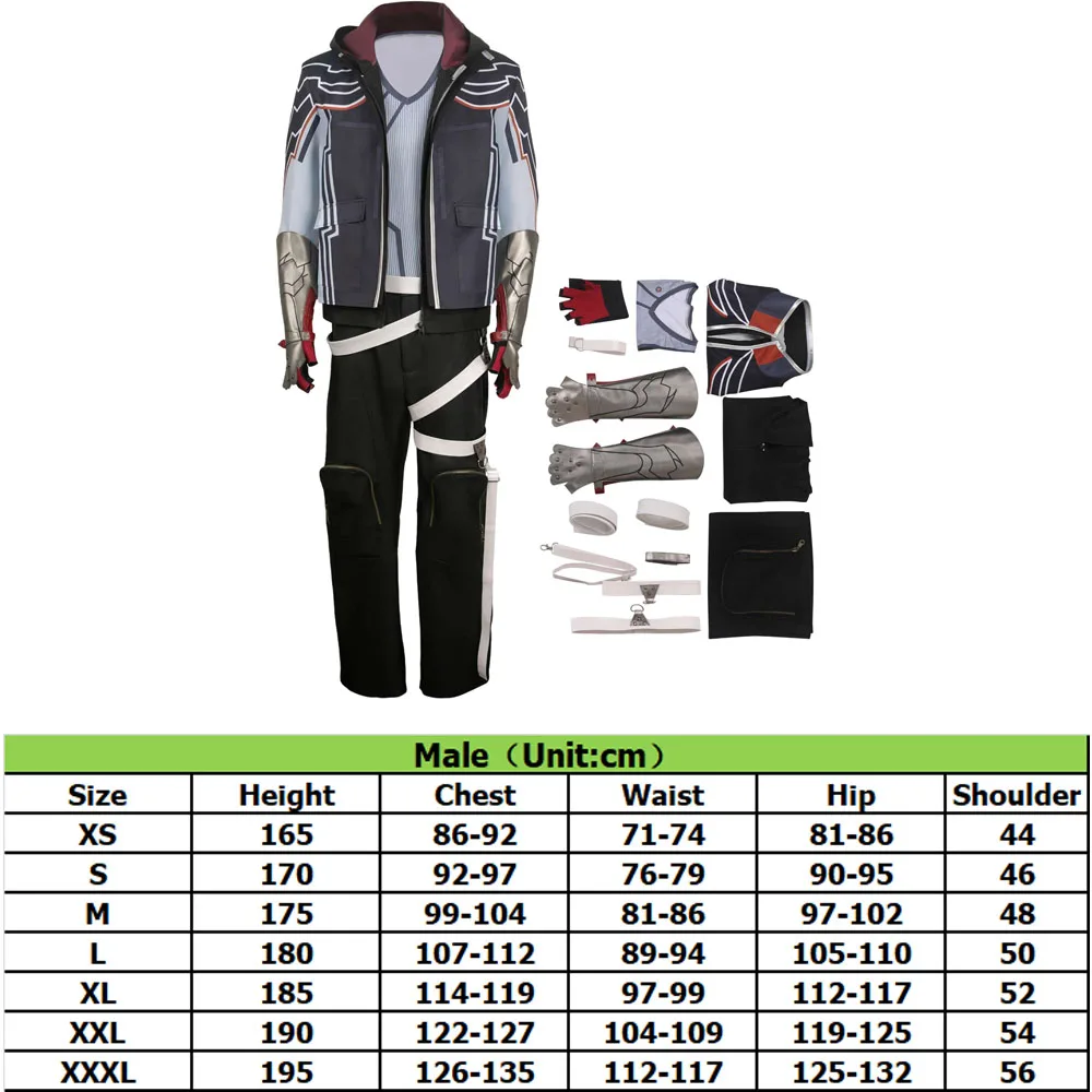 Uomini adulti Jin Kazuma Cosplay Fantasia Costume gioco Tekken 8 travestimento giacca pantaloni abiti vestiti per feste di Halloween