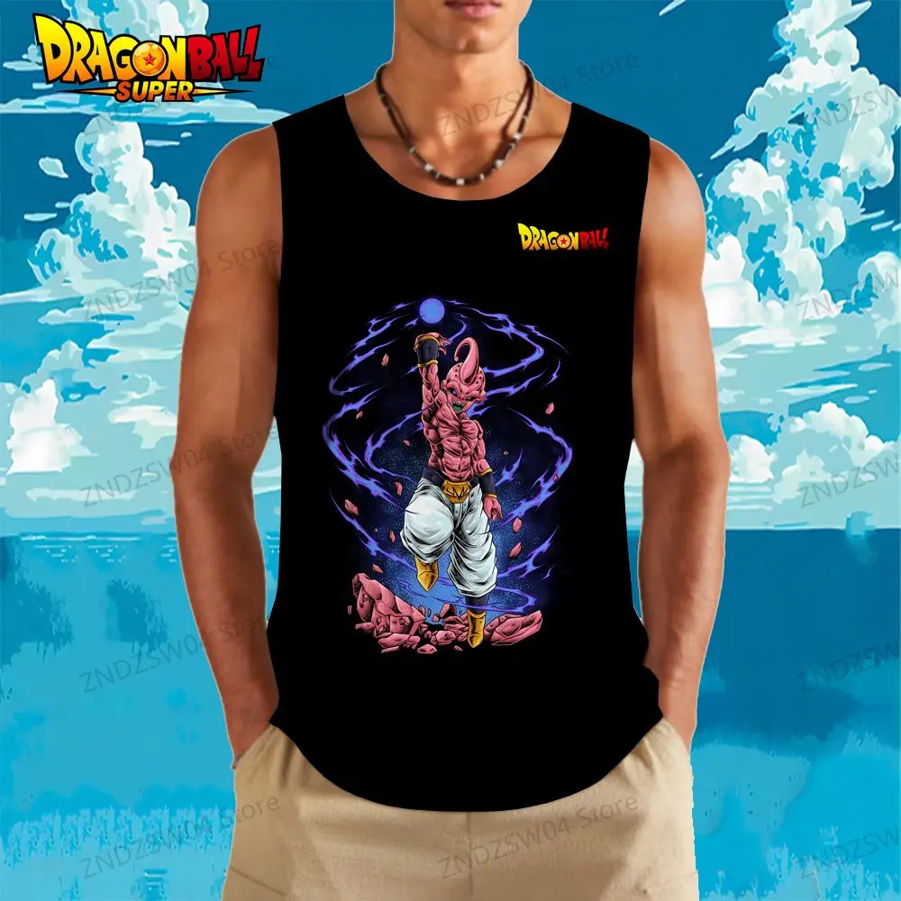 Gym Dragon Ball Z Goku Men\'s Children\'s Tank Top Vegeta 2026 Vest Parent-child Wear Oversized Muscle Fit Cheap Clothes Fashion