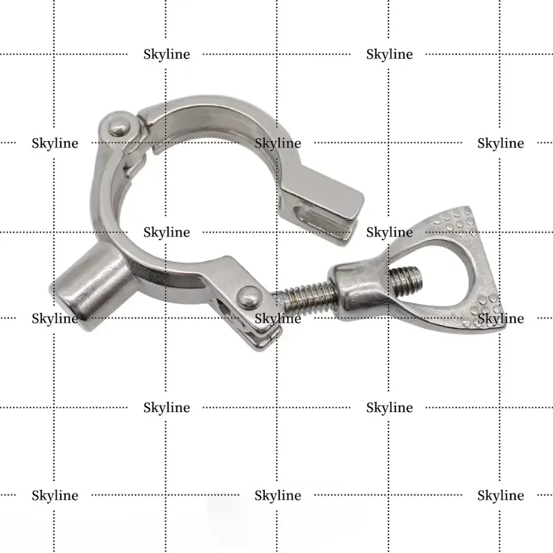 1Pcs 304 Stainless Steel Sanitary Pipe Clamp Support Bracket For Od 19 22 25 27 34 38 48 51 60 63 76 89 102mm