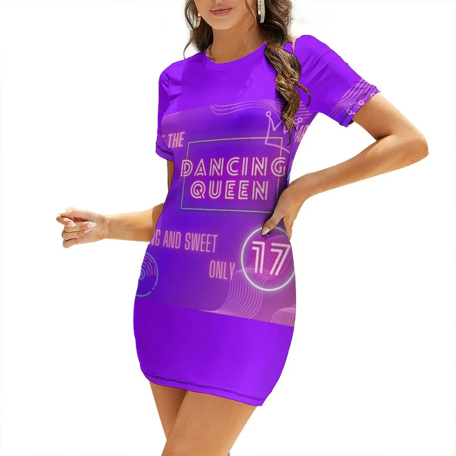 

dancing queen 17 Short-Sleeved Dress Aesthetic clothing elegant women's dresses for wedding Dress woman Woman fashion