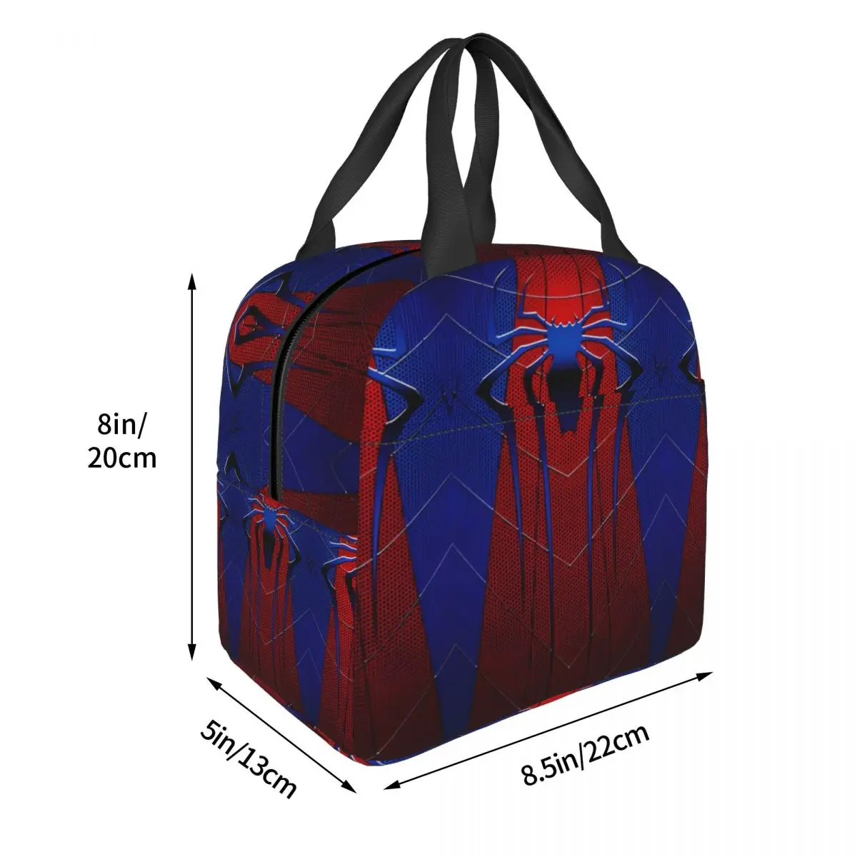 Spider Web Spiderman Spiderverse borsa termica per il pranzo borsa termica contenitore per il pranzo Tote a tenuta stagna scatola per il pranzo