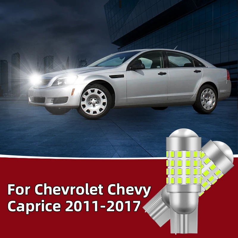 

2PCS For Chevrolet Chevy Caprice 2011-2017 Car Led Bulb T10 W5W side marker position Signal Lamp 12V 24V Clearance width lights