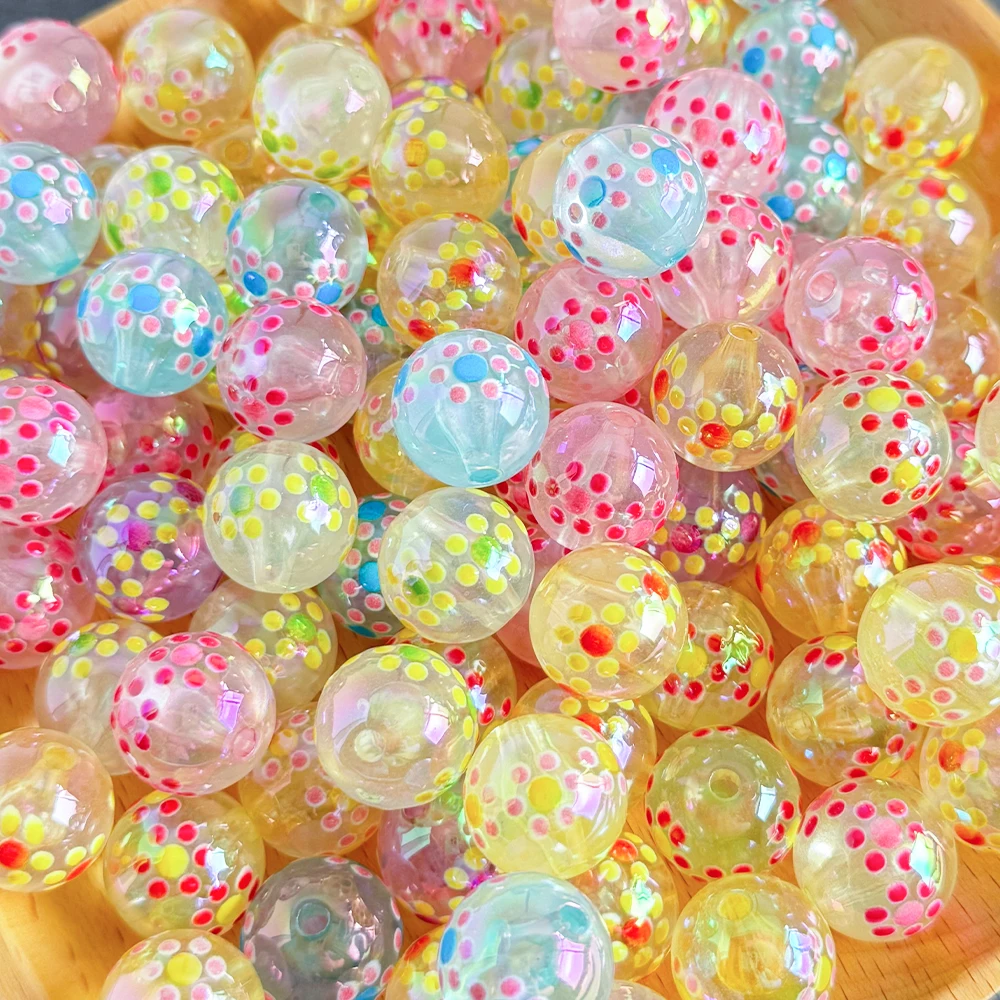 

Cordial Design 100Pcs 16*16MM DIY Fancy Beads/Aurora Effect/Hand Made/Jewelry Findings & Components/Round Shape/Acrylic #18998