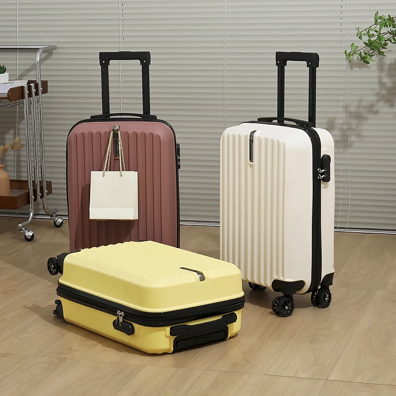 20 Inch Travel Suitcase Student Luggage Pull Rod Boarding Password Universal Wheel Children's Carry-On Suitcase Customizable ...