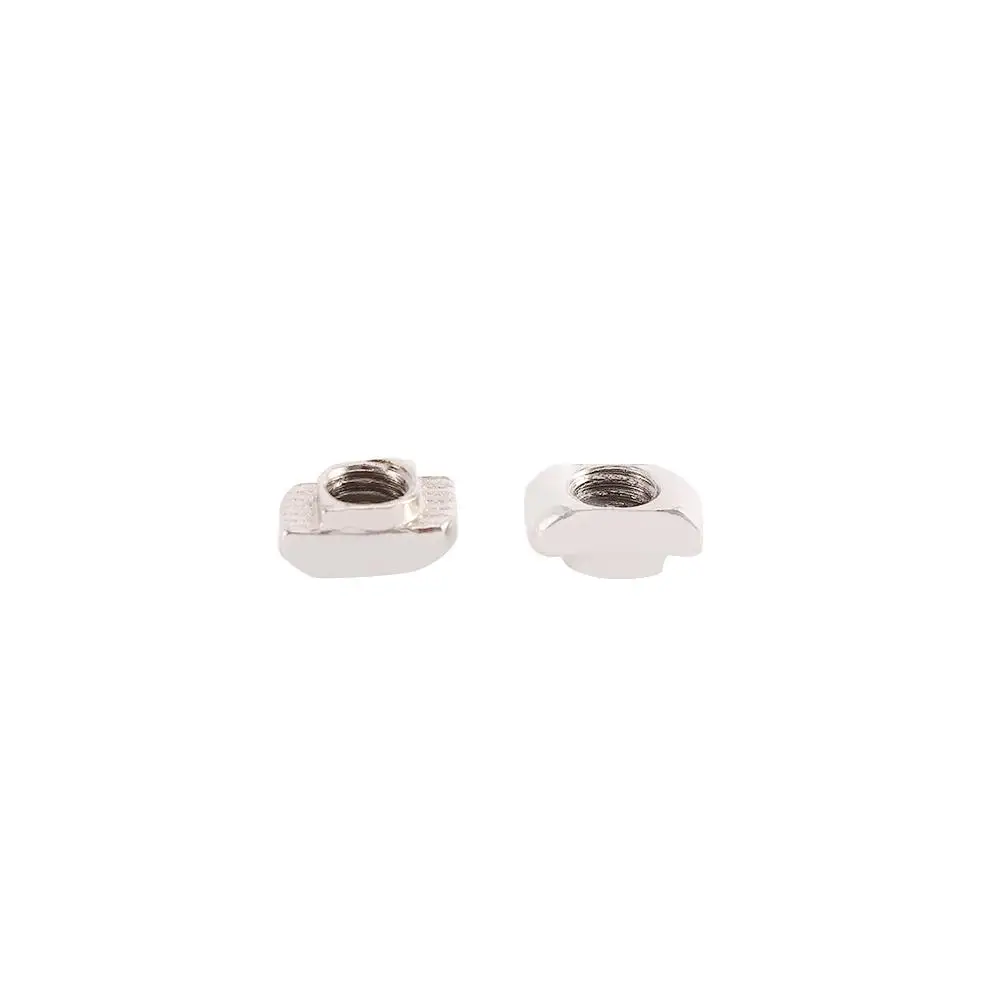 Multi Size 10/50pcs Carbon Steel Home Improvement EU Standard Hardware Thread T Nut Aluminum Profiles Nuts Fasteners