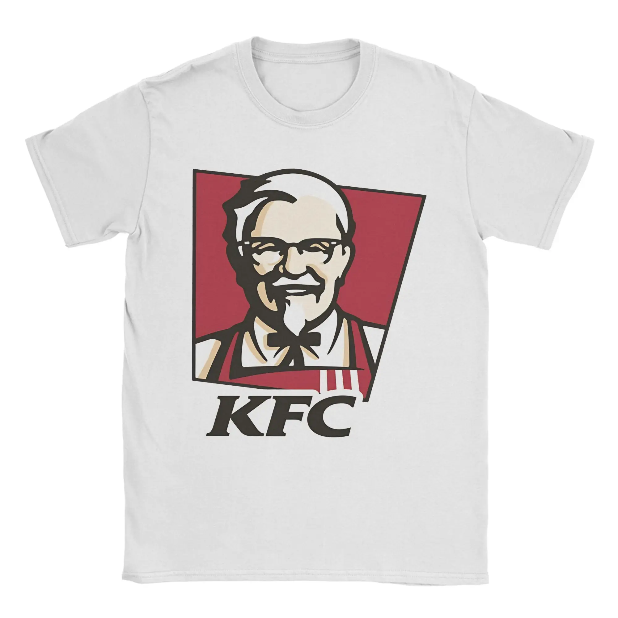 Camisetas de pollo frito de Kentucky para hombre, camisetas de algodón, camiseta de manga corta con cuello redondo, camiseta 6XL