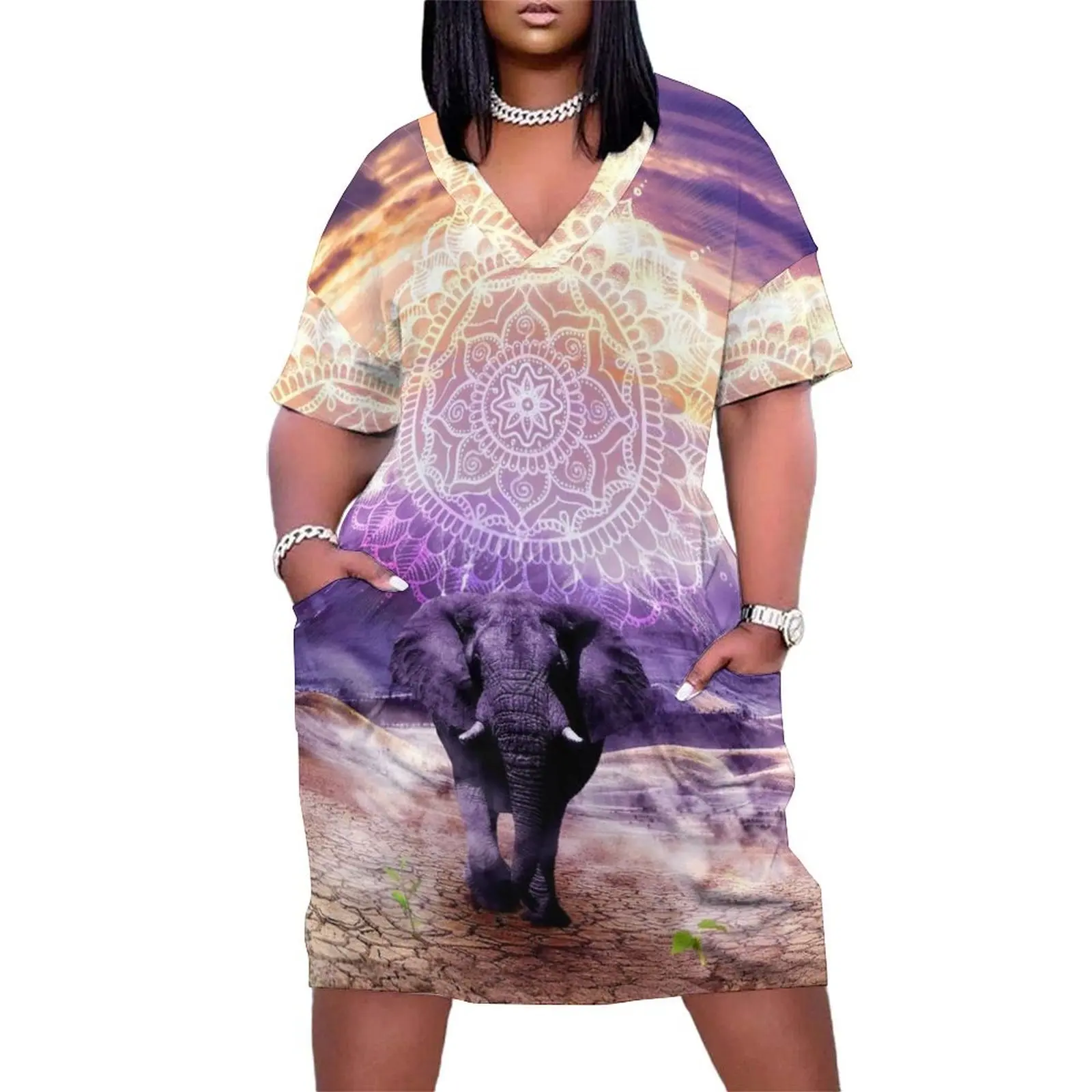 

ABUNDANCE Loose Pocket Dress dress summer Women's summer skirt Summer dresses for women evening dresses women