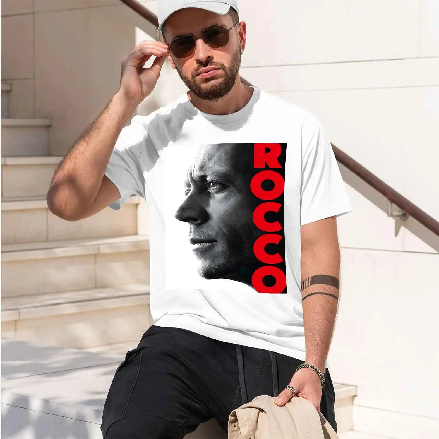 Rocco Siffredi 2026 New Model Men’s Short-sleeve crewneck T-Shirt Classic Casual Multiple Colors and Sizes for Daily Wear All-Da