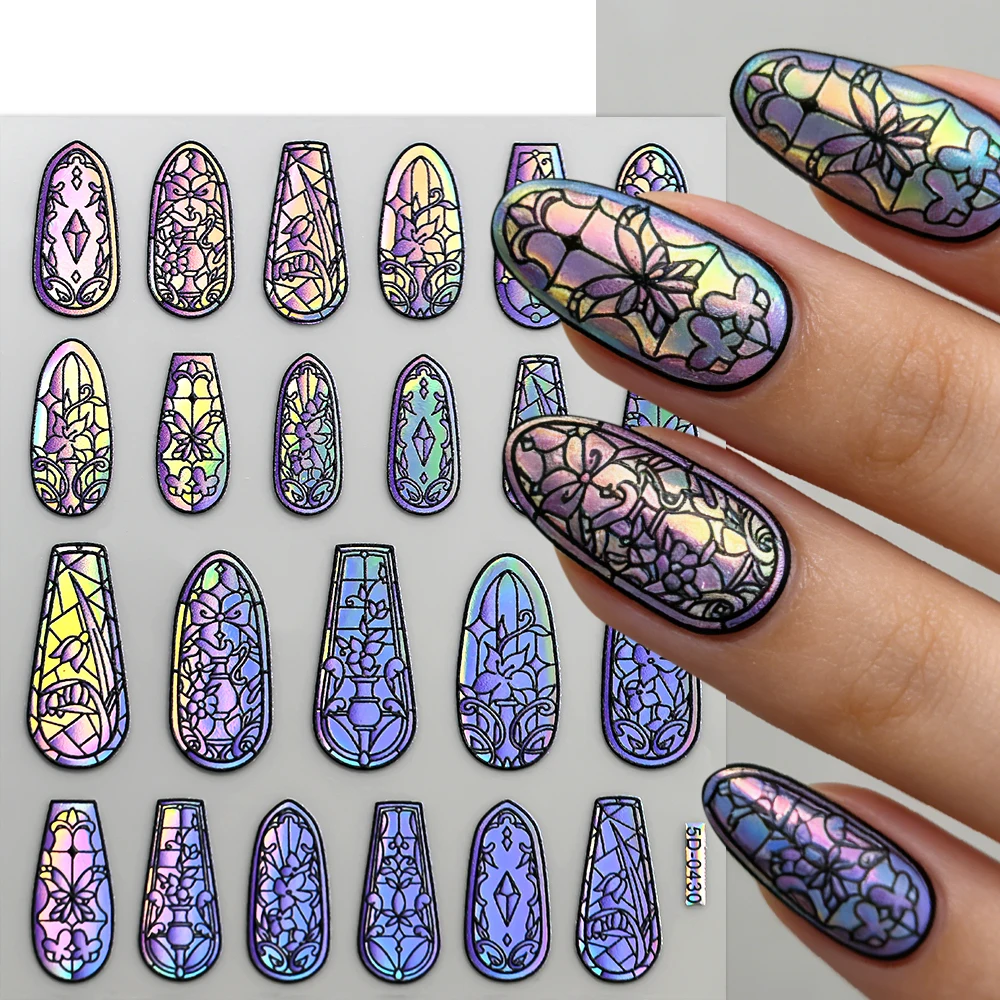 5D Funkelnde Retro-Glasfragmen – Nail Art France Bewertung und Preis