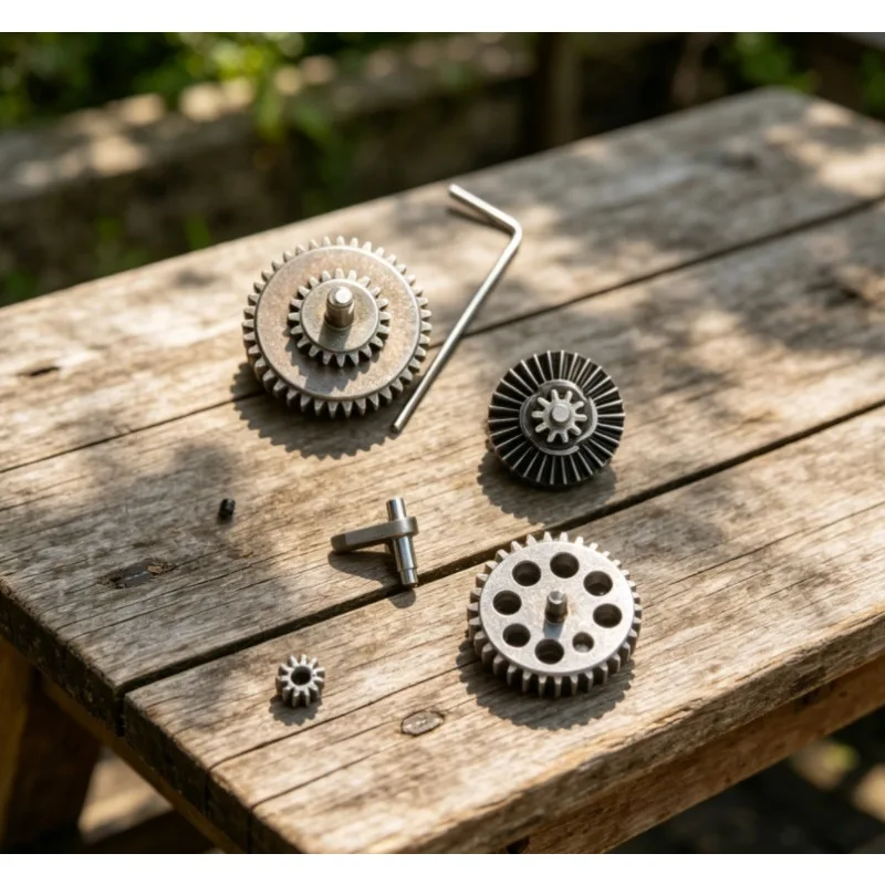 

Soft Blaster Mod Accessories, Upgraded Universal Gearbox Pinion Gear, Metal Replacement Gear Set