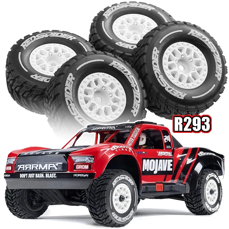 RS 1/14 Scale Tires R293 - Fits ARRMA MOJAVE GROM Mini Mojave Short Course Truck & LC Short Course Truck