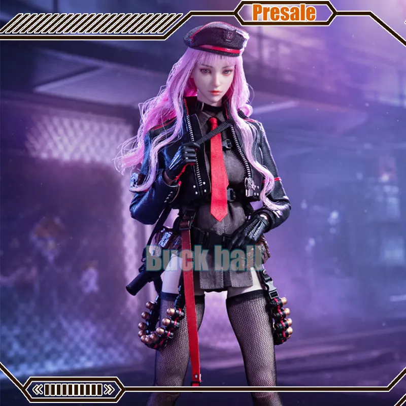 

POPTOYS BG-001 1/6 Fighting Angel Anime Figure Black Fire Figure Mirabelle Rose Figurine Pvc GK Statue Model Collection Toy Gift