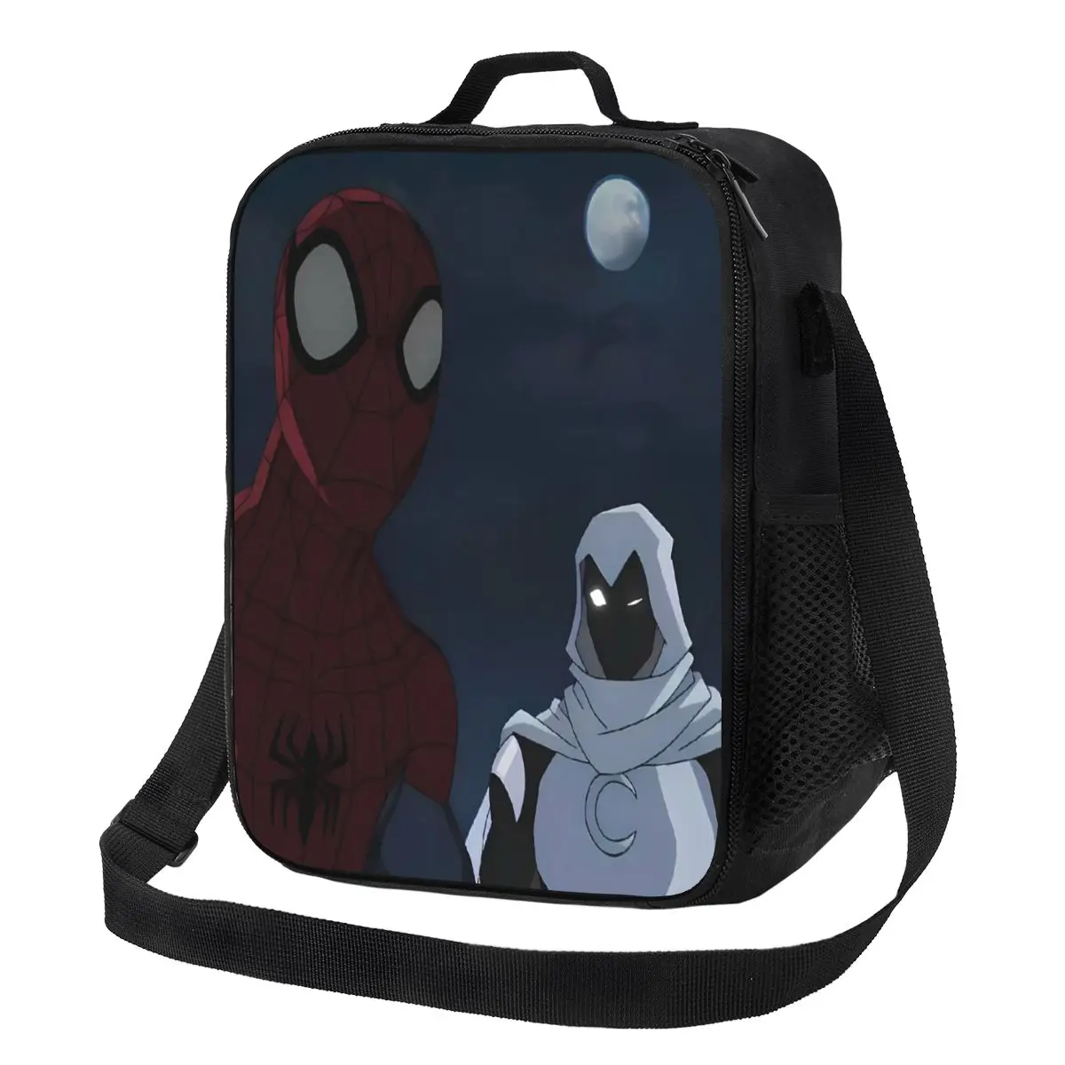 

Термоизолированные сумки для обедов Custom Moon Movie Knight, многоразовые контейнеры для еды для школы, офиса, хранения на открытом воздухе, коробка для еды типа бенто