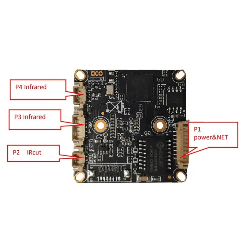 HD 1080P GOKE PCB Illumination Chip Piece H.265 AI Wifi IP Camera Module CCTV Accessories Cmos Sensor Camera Board