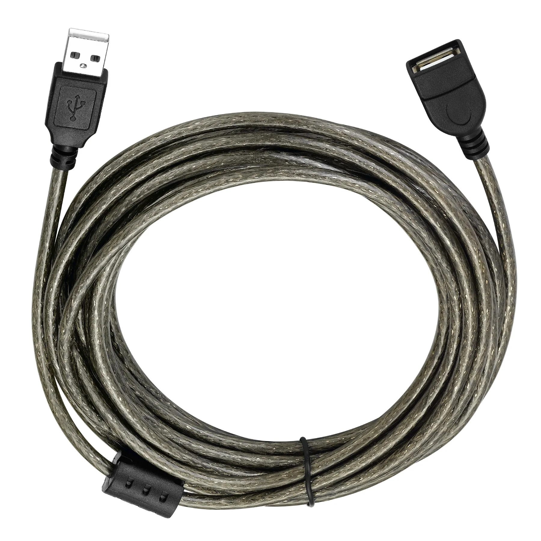 Bochara USB 2.0 Extension Cable Male to Female Foil+Braided Dual Shielded 1.5m 3m 5m 10m