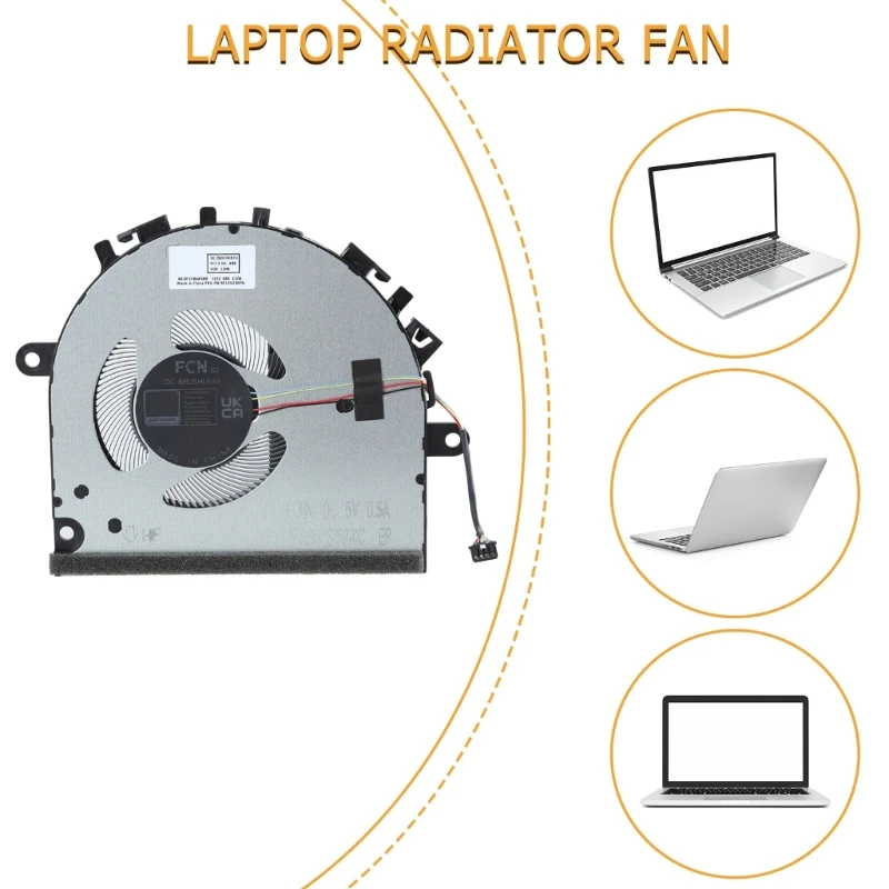 Wentylator chłodzący do notebooka do metalowego wentylatora serii AMN FQBV o wysokiej wydajności DropShipping
