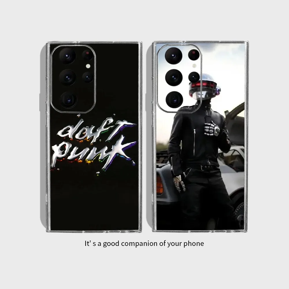 D-Daft Punk Band France Phone Case for Samsung Galaxy S24 Ultra S22 S23 Ultra S21 S20 5G Protective Silicone TPU Funda