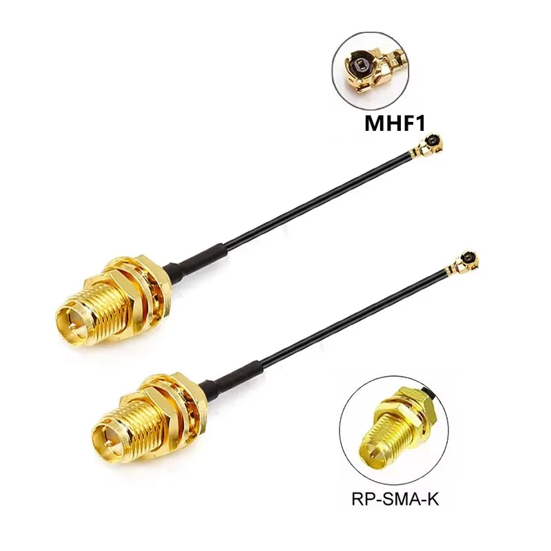 

2 шт. RP SMA «мама» на MHF1 U.FL косичка кабеля RG1,13 мм 0,81 мм удлинитель косички RF WIFI 2,4G 5,8 антенна коаксиальный адаптер в сборе
