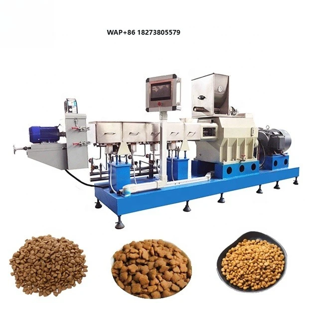Dry Cat and Dog Food Extruder Manufacturing Croquettes Dog Food Machine