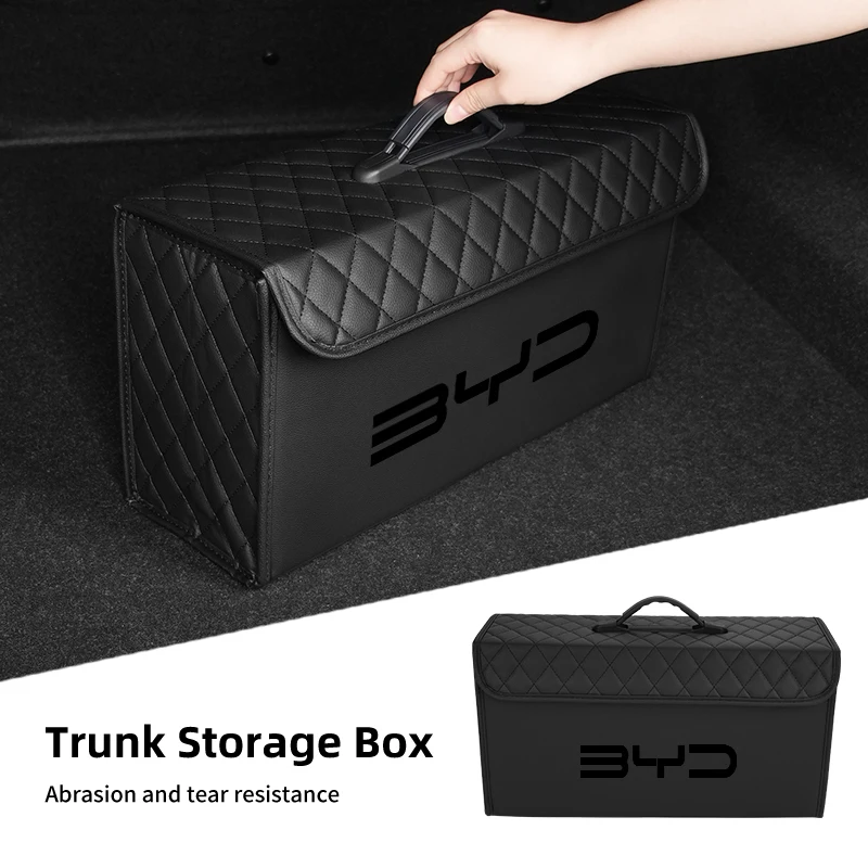 

Car Trunk Storage Box Multiuse Portable travel Organizer Tools Bag For BYD M6 G3 G5 T3 13 F3 F0 S6 S7 E5 E6 Tang Song Qing Yuan
