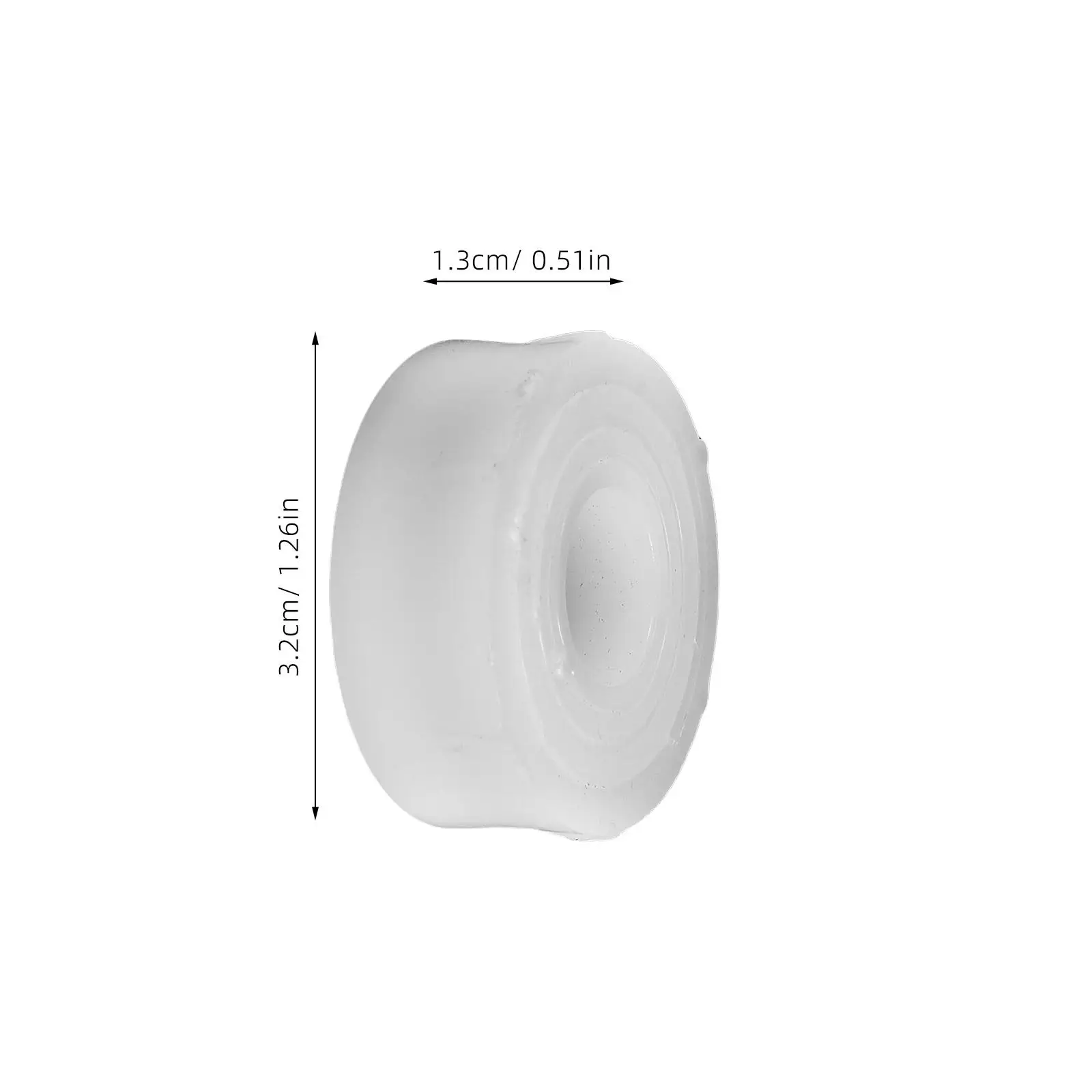 Reducing Bushing Adapter Plastic Bench Grinder Accessory Grinding Wheel Size Adjustment Stable Secure Fit Small Grinding Tool