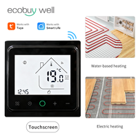 Tuya WiFi Floor Heating Thermostat Programmable Temperature Controller for Electric Warm Gas Boiler Smart Life Work with Alexa