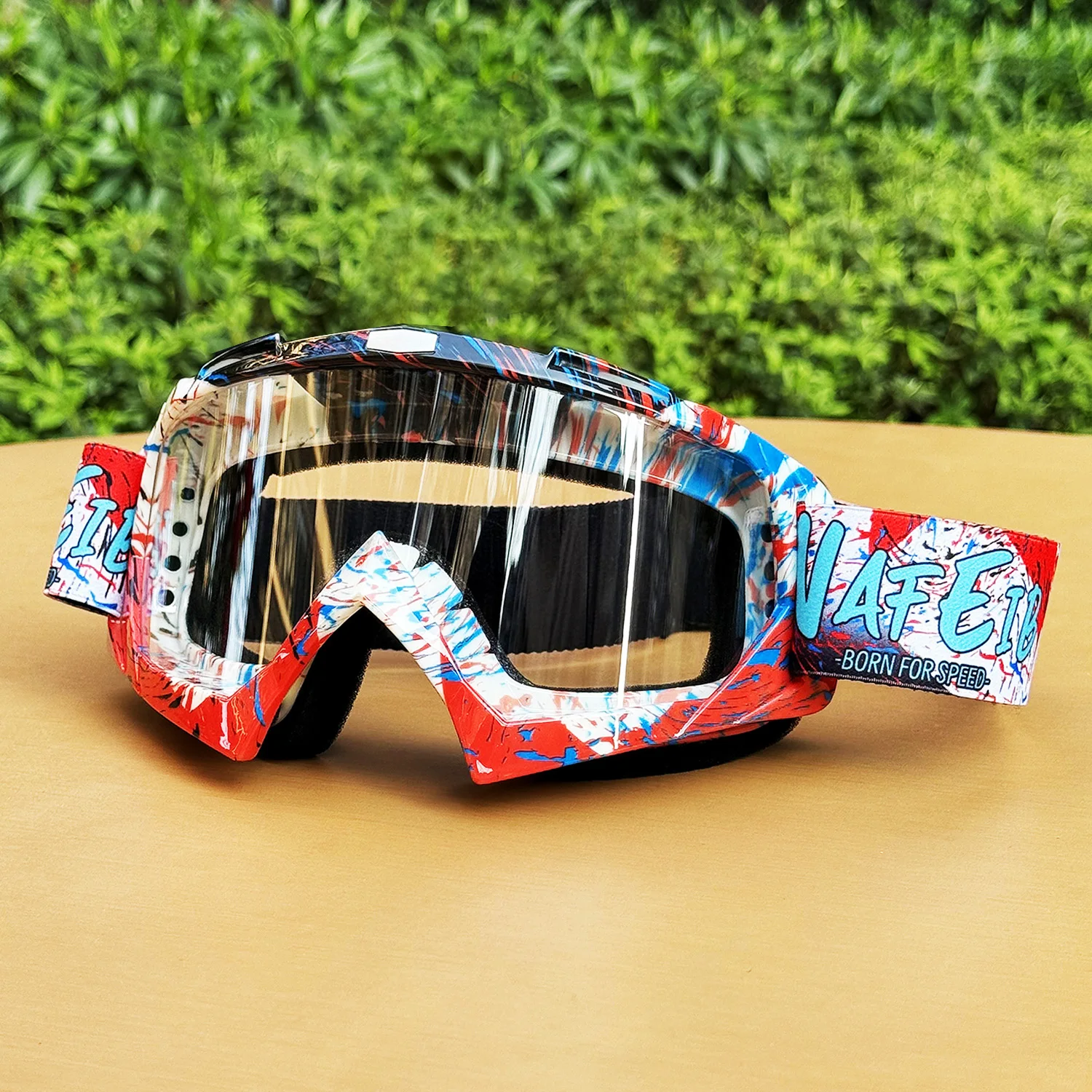 نظارات للدراجات النارية على الطرق الوعرة للجنسين، عدسات عالية الوضوح، نظارات دراجات نارية مضادة للضباب، نظارات ركوب الخيل، دراجة نارية MX للطرق الوعرة