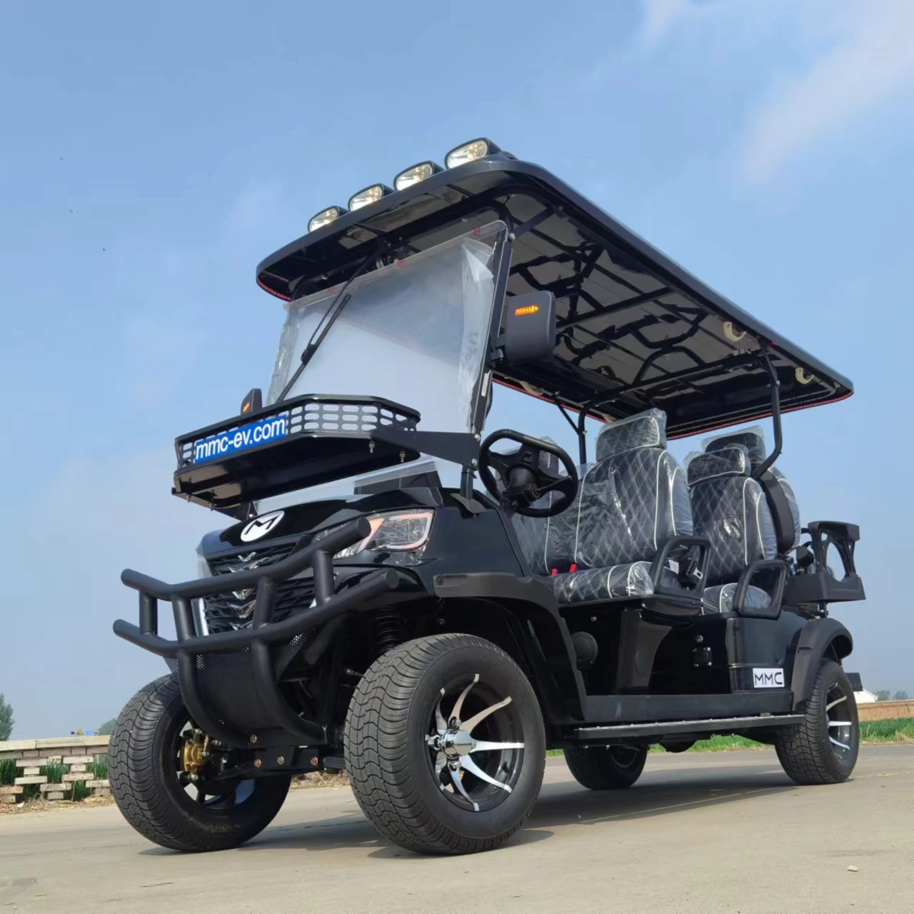 4+2 Seater Lifted Electric Golf Cart Ce Standard Good Price Club Car Lithium Custom Golf Cart