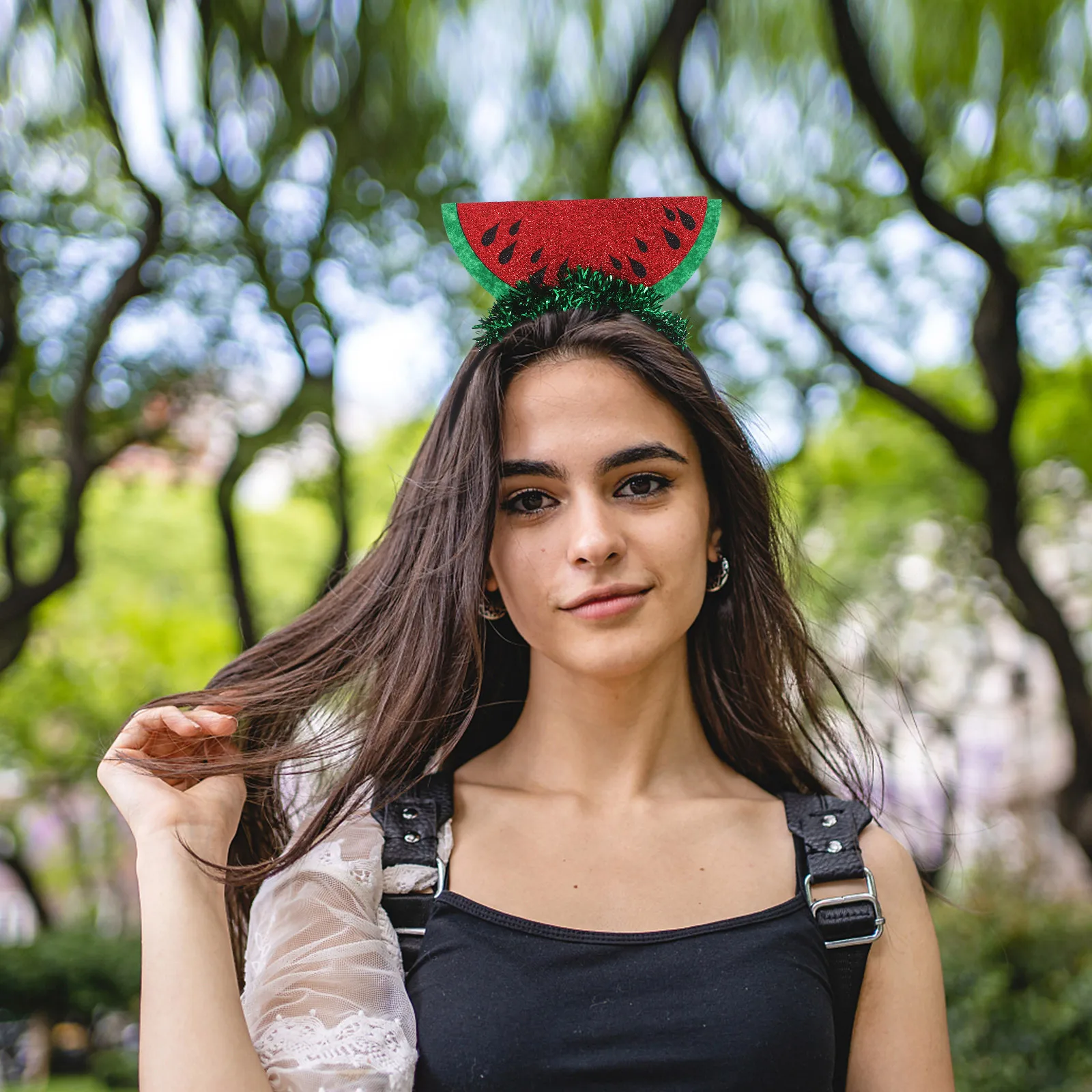 

Stylish Watermelon Headband Cute Hair Ornament for Vacation Festival Photo Props Women Accessory