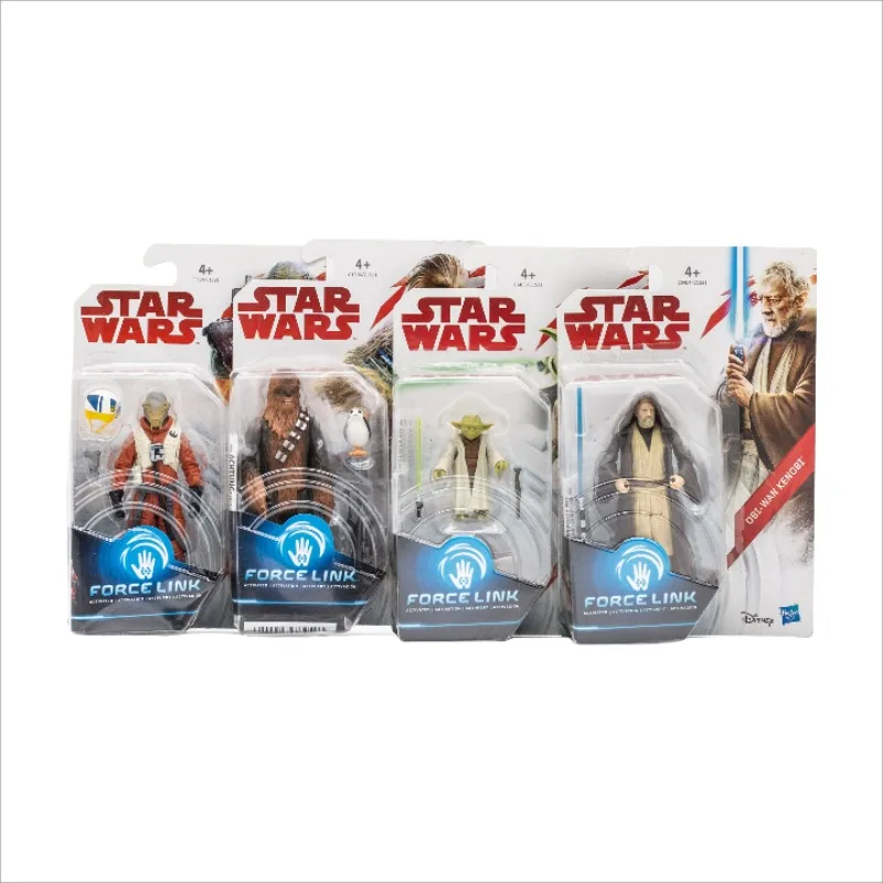 

Hasbro Star Wars Force Link Anime Action Figure CAI Threnalli Chewbacca Yoda OBI Wan Figure Model Toys Collect Ornaments Gifts