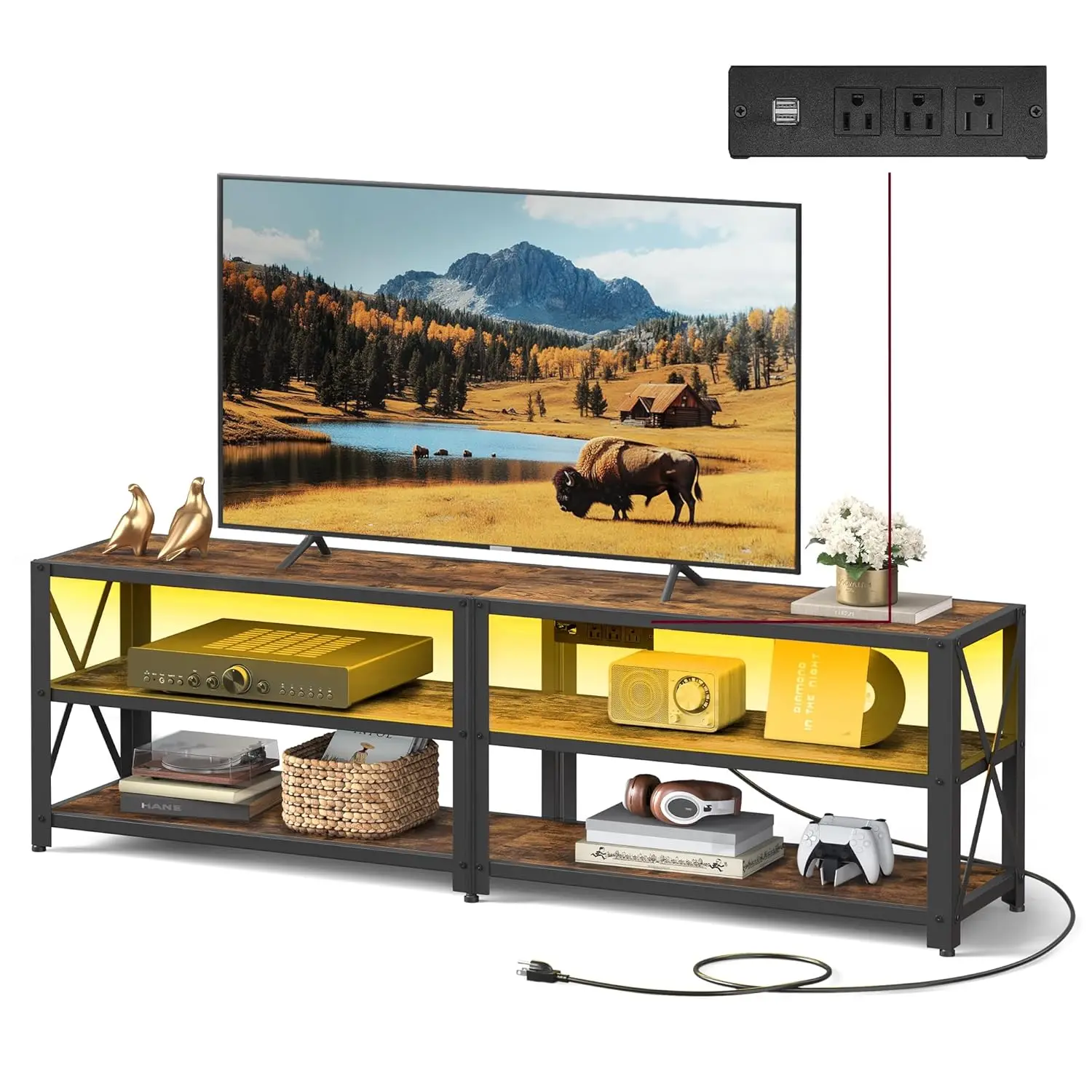 Tv Stand With Power… - image