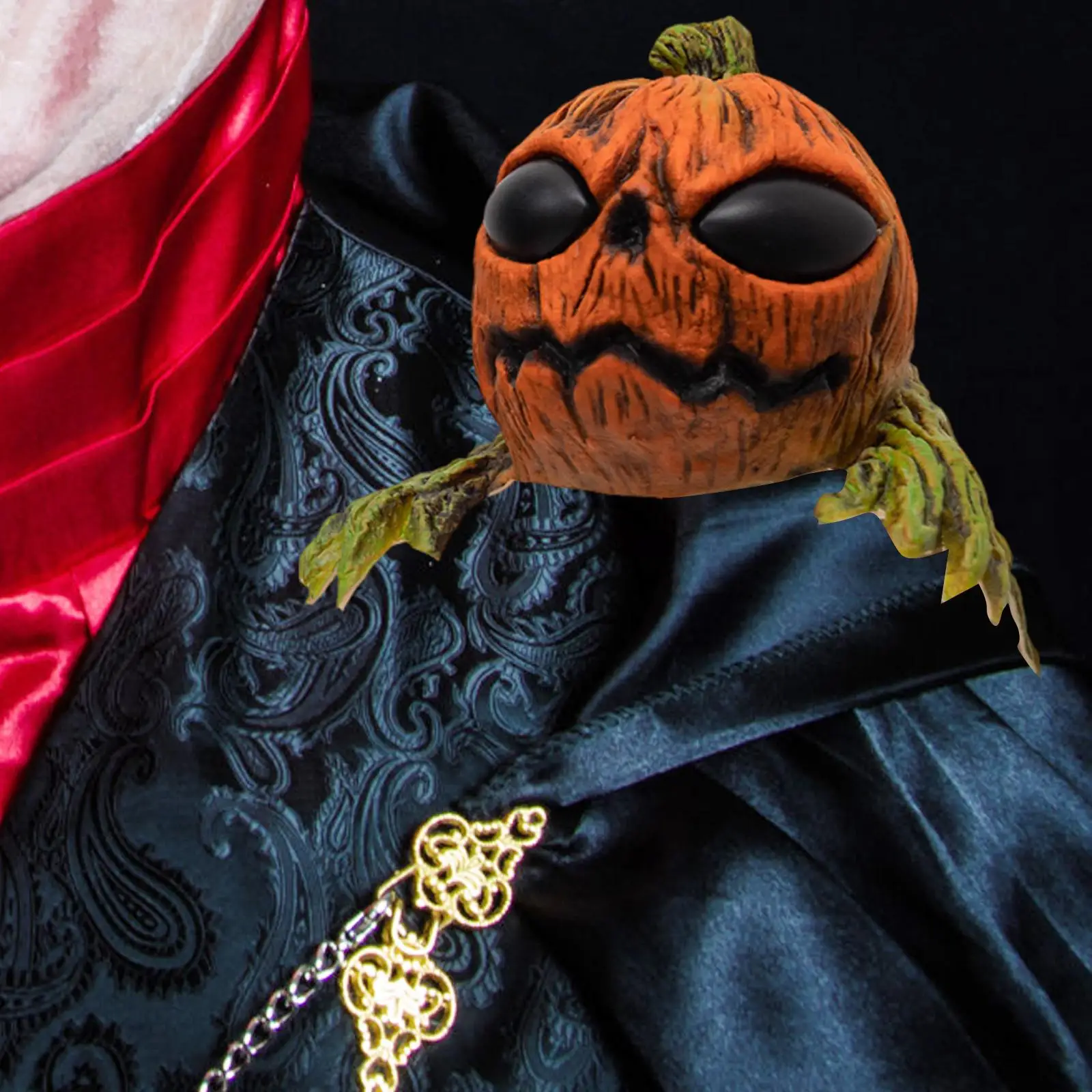 Marionnette d'épaule de citrouille drôle de fête d'Halloween pour les événements sur le thème du club