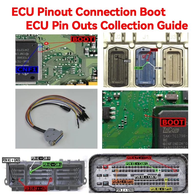 Ecu Pinout اتصال التمهيد ECU Pin Outs جمع دليل البرمجيات إصلاح الملفات دليل المبتدئين إلى ECU مخطط الأسلاك القابل للتحرير #1