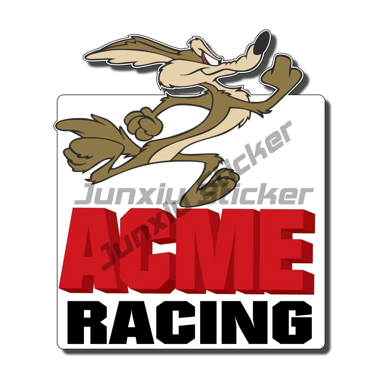 Wile E. Coyote and Roadrunner Decals Fo Wall Room Truck Window Car Bumper Table Motorcycle Off-road Bicycle Decal Customizable