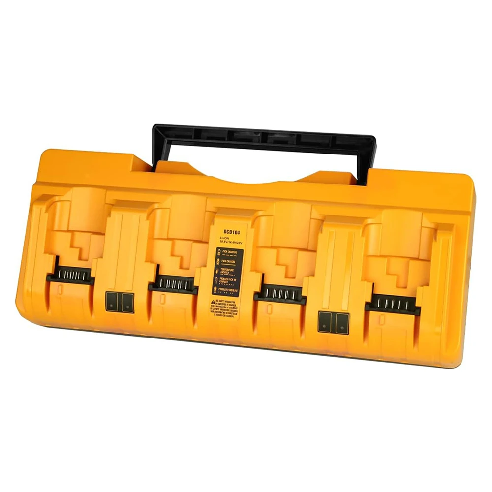 DCB104 Fast Charger for DeWalt 12V-18V Four-port Lithium Battery Simultaneously DCB204 DCB205 DCB127 DCB105