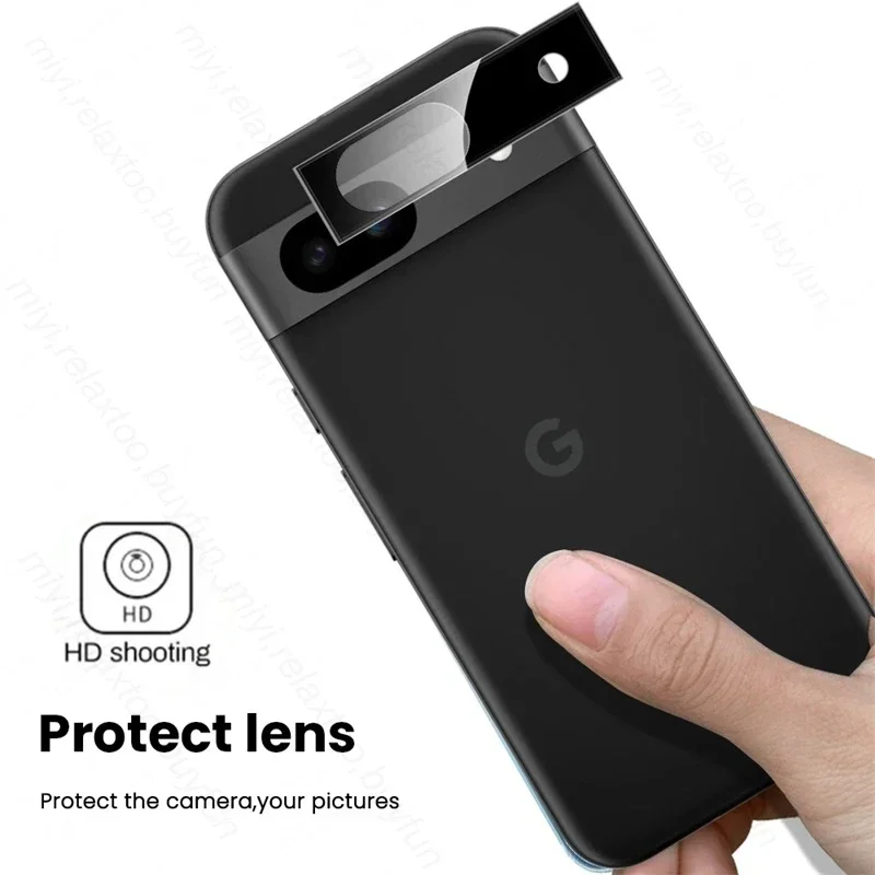 1-3Pcs 3D Curved Camera Glass For Google Pixel8a Pixel 8a 5G 9H Tempered Glass HD Lens Protectors Googel Pixle 7 8 Pro 7a 6a 5G